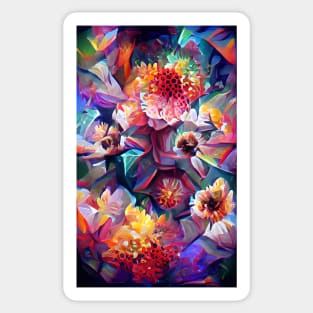 Flower Kaleidoscope Sticker